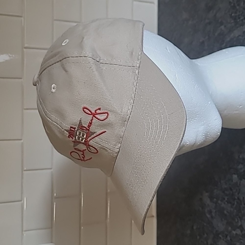 Beige Rush Limbaugh Signature 2011 EIB Golf Baseball Hat Cap